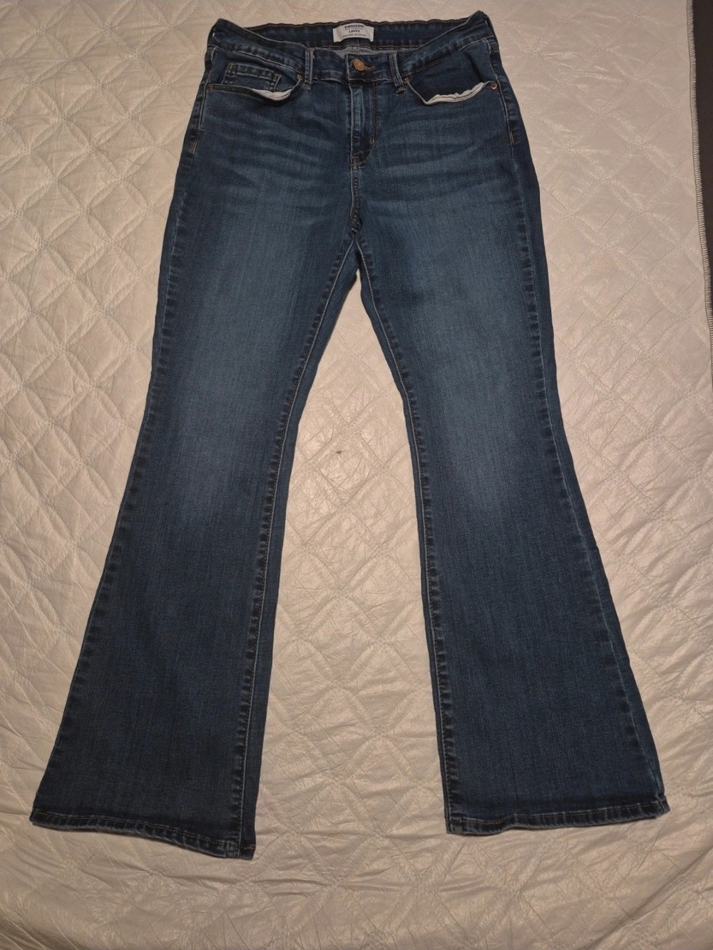 Denizen from Levi's Mid Wash Flare Jeans